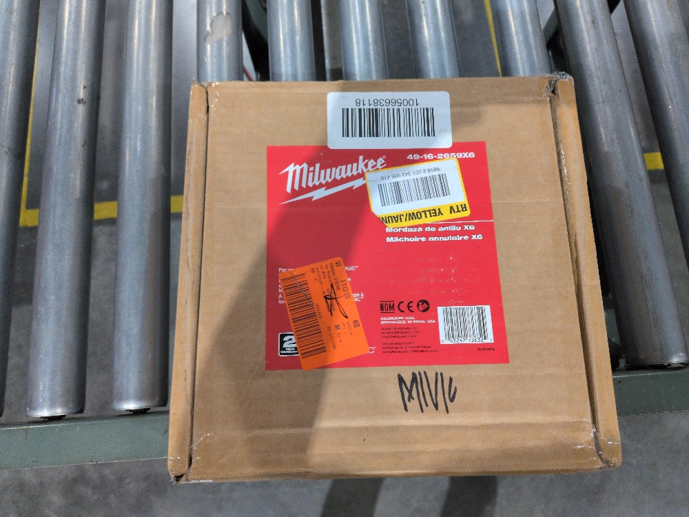 Milwaukee CTS/IPS Copper/Black Iron Pipe X6 Ring Jaw for M18 FORCE LOGIC Long Throw Press Tool