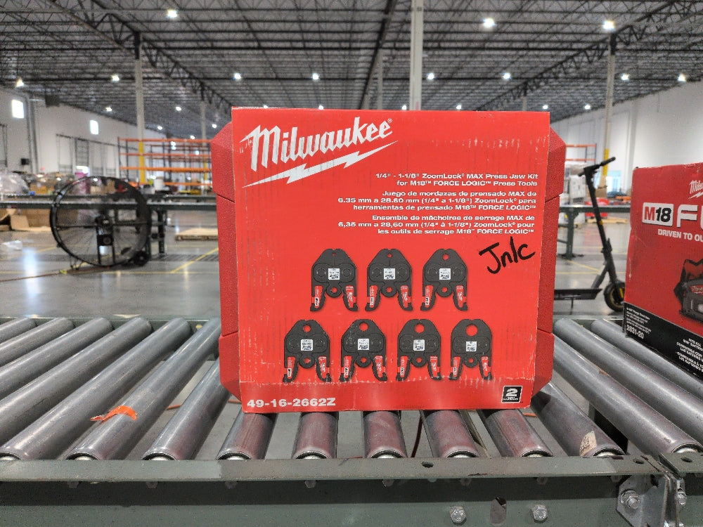 Milwaukee 1/4 in. - 1-1/8 in. ZoomLock MAX ACR Copper Press Jaw Kit for M18 FORCE LOGIC Press Tool